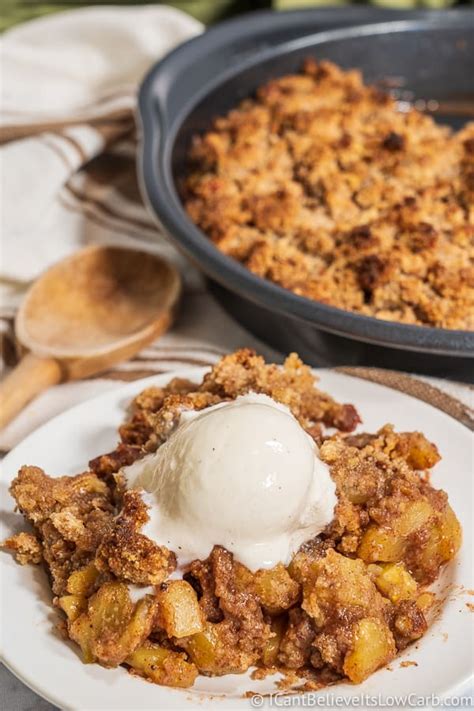 At only 4 carbs per serving, you don't have to feel any shame about a little indulgence during these cold wintery days. Best Healthy Keto Apple Crisp Recipe - Gluten-Free and Low ...