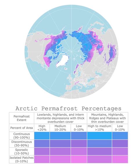 permafrost map