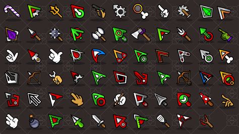 65 Game Cursors Gamedev Market