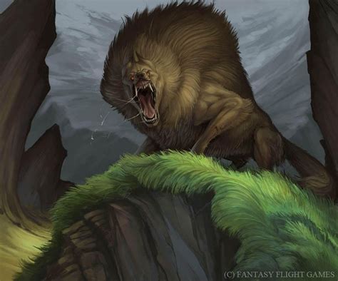 Mountain Warg By Beastofoblivion Creature Art Fantasy Beasts Myths