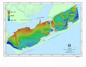 Bathymetric Map Of The Apalachicola Bay Estuary See Also Mapsheet 1