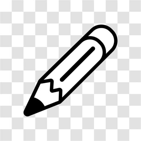 Pencil Isolated Vector Hd Images Pencil Icon Symbol Isolated Pencil
