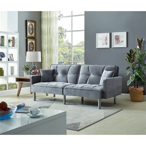 Futons are a popular and comfortable choice as a versatile seating arrangement for any home. Mercer41 Hemphill Velvet Sleeper Sofa & Reviews | Wayfair