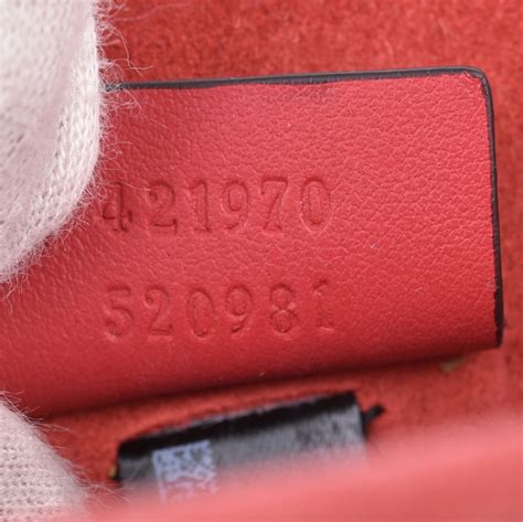 Buy Pre Owned Gucci Gg Canvas Red Suede Mini Dionysus Shoulder Bag