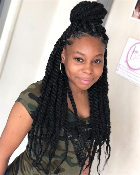 Jouelzy has the perfect style to make you pull here is another goddess braid with marley hair and has tastepink sharing her technique of adding the hair to her braid so it's fuller. Marley Twists | Marley twist hairstyles, Kids braided ...