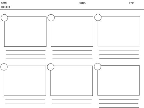 Creating A Storyboard Template Hq Template Documents