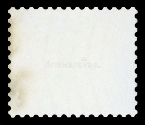 Blank Postage Stamp Isolated Stock Photo Image Of Correspondence