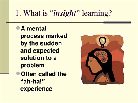 Ppt 1 What Is “ Insight ” Learning Powerpoint Presentation Free