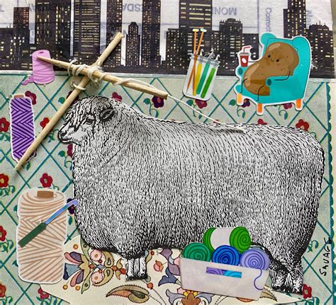 Year Of The Knitting Sheep Martha Savage Studio Gallery