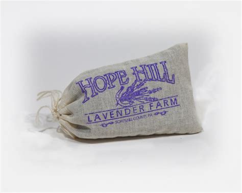 Lavender Sachet - Hope Hill Stamped - Hope Hill Lavender Farm