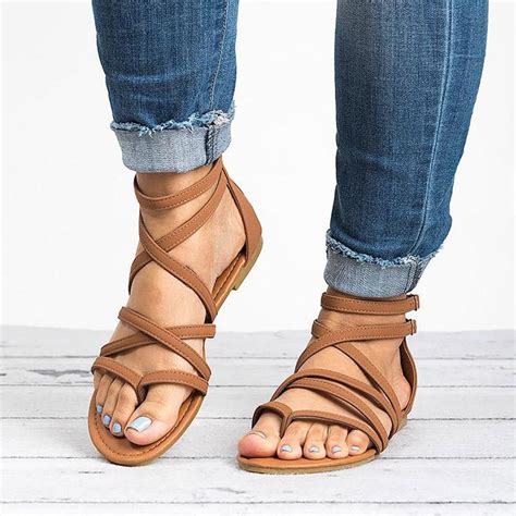 Women Sandals Fashion Gladiator Sandals For Ladies Summer Shoes Female