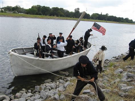Reenactment Civil War Navy River Landing Battle 1008 Flickr Photo