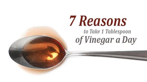 With these units, it is easier for us to measure the ingredients used in smaller amounts, such. 7 Reasons To Take 1 Tablespoon of Vinegar A Day
