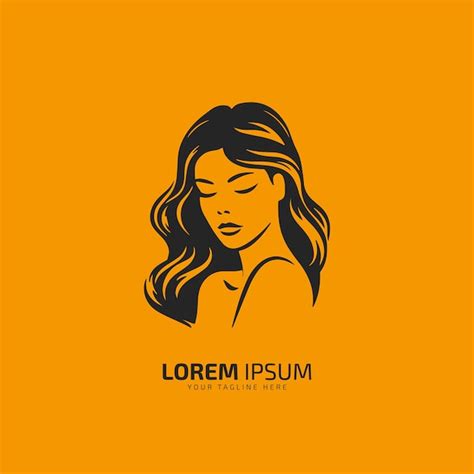 Premium Vector Woman Face Logo Icon Lady Style Vector Illustration