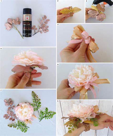 How To Make A Diy Wrist Corsage For The Mother Of The Bride Martha