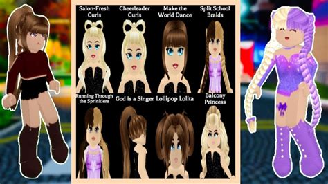 New Split Hairs 10 New Hairstyles And Bangs 💇🏽‍♀️ Royale High Update