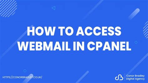 How To Access Webmail In Cpanel Sheffield Digital Agency