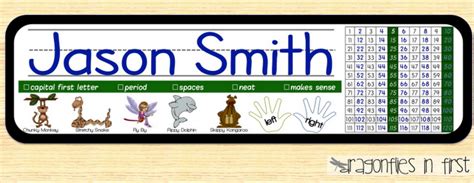 Editable Desk Nameplate Freebie Teaching Fun Teacher Classroom Teaching
