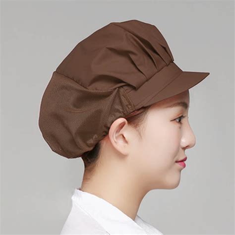 Pwfe Unisex Chef Hat Kitchen Cooking Chef Cap Food Service Hair Nets