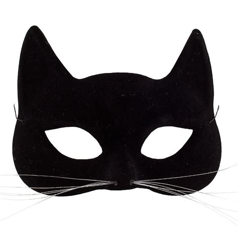 Black Cat Mask 6 12in X 4 34in Cat Mask Cat Face Mask Black Cat