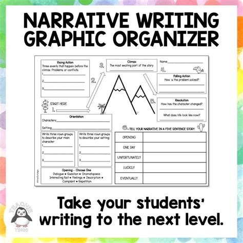 Narrative Writing Prompts And Graphic Organizers Printable Digital St Grade Lupon Gov Ph