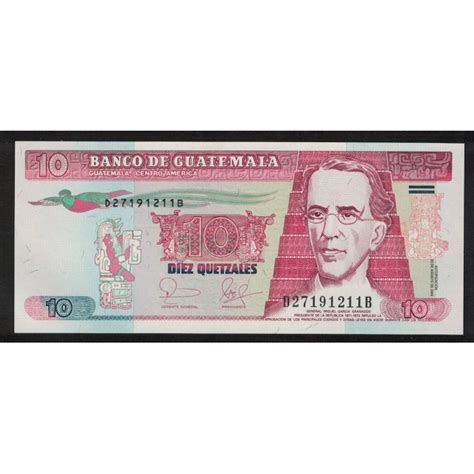 P111a 10 Quetzales 2006 Guatemala Filacor Monedas Billetes Y