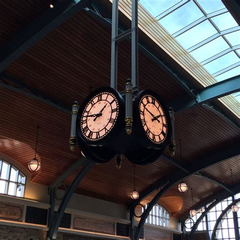 Rail Station Clock Lumichron Clock Company