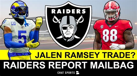 Jalen Ramsey Trade Las Vegas Raiders Rumors Mailbag Draft Jalen