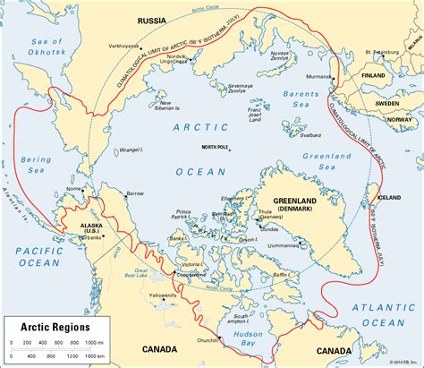 Map Of The Arctic