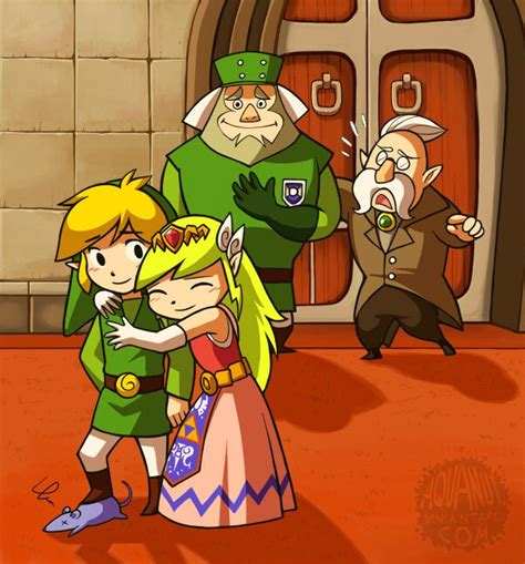 Zelda Spirit Tracks Link Saves Zelda From A Mouse Legend Of Zelda