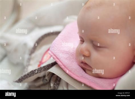 A Newborn Baby Sleeping Stock Photo Alamy