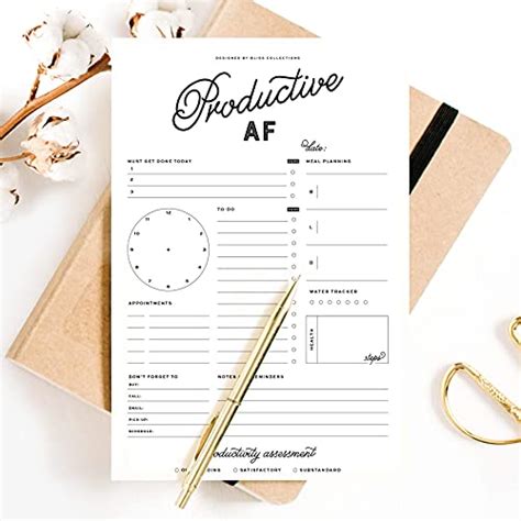 Bliss Collections Daily Planner Productive Af Organizer Scheduler