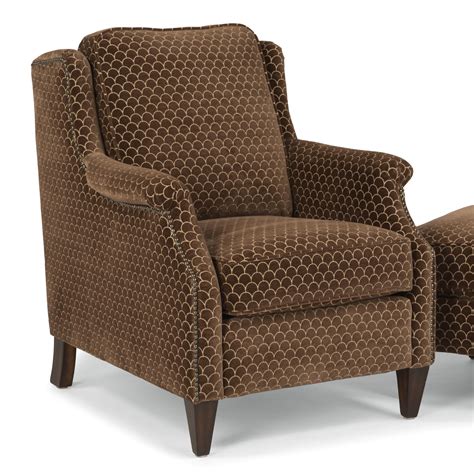 Flexsteel Zevon 5633 10 Transitional Chair With Slender English Arms