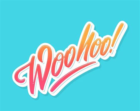 ᐈ Woo Hoo Stock Cliparts Royalty Free Woohoo Vectors Download On