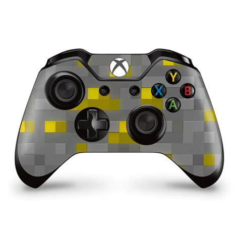 Pixel Gold Block Xbox One Controller Skin Xbox One Xbox One