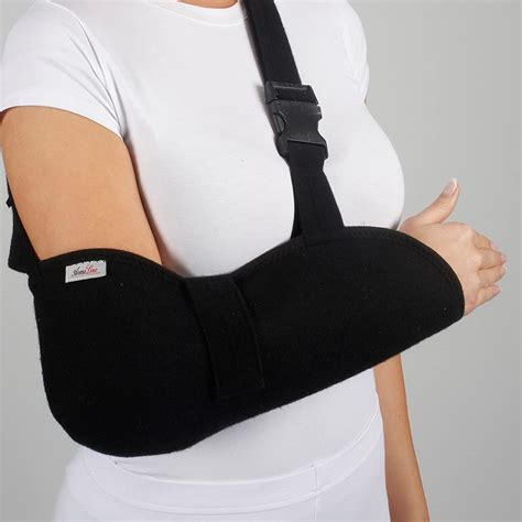 Armoline Deluxe Arm Sling Breathable Fabric For Black Broken Arm