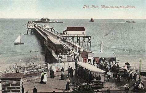 An Old Photo Of The Pier At Walton On The Naze Essex England Walton