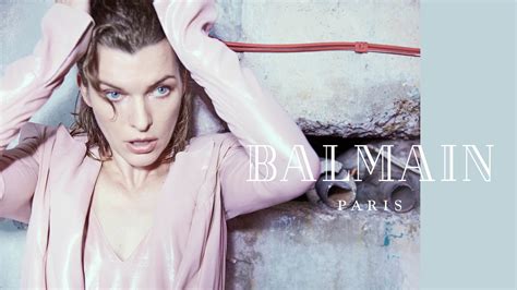 Millaj Com The Official Milla Jovovich Website Gallery Balmain