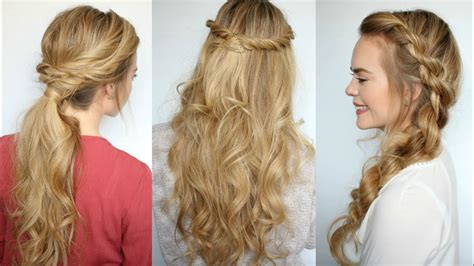 3 Easy Twisted Hairstyles Missy Sue Youtube