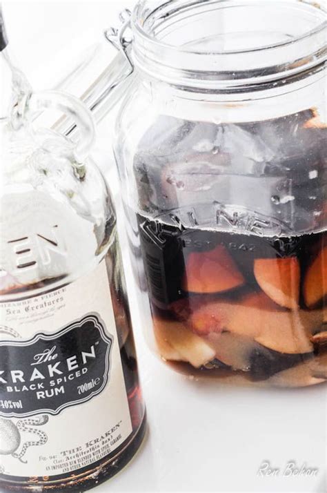 Cocktail #rum #kraken this zombie cocktail is fantastic and is made with kraken a black spiced the dark and stormy is dark and delicious! The Kraken Rum 'Rumtopf' or Rum Pot - Fabulicious Food ...