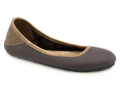 Chocolate Ballet Flats Minimalist Brown Leather Flats Etsy