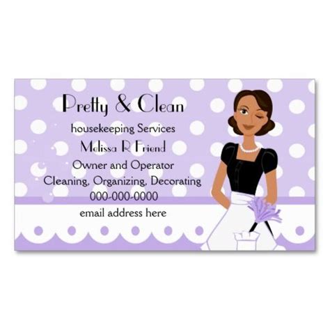 This blue and white business card makes use of a squeegee and bubbles illustration that fits a cleaning service business. Pretty And Clean Appointment Card | Zazzle.com | Cleaning ...