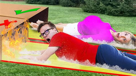 Don T Choose The Wrong Slip N Slide Truth Or Dare Challenge Youtube