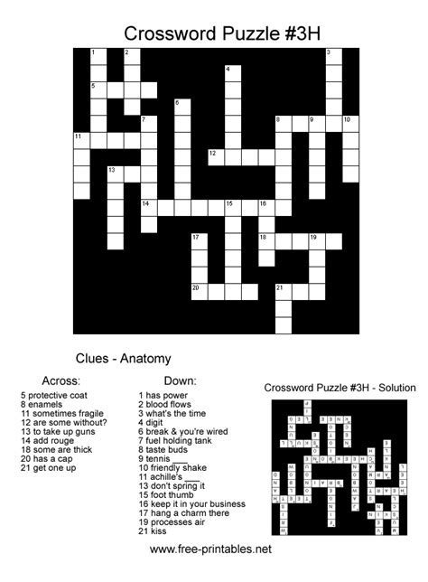 If you'd prefer puzzles at a different variety crosswords. Hard Printable Crosswords - Free Printable Crossword Puzzles