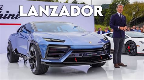 Meet The New Electric Lamborghini Lanzador 1360hp Youtube