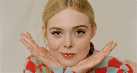 Elle Fanning Talks Authenticity And Ariana Grandes Success Elle Fanning Magazine Just Jared