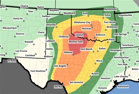 Severe Storms Could Unload Giant Hail On Texas And Oklahoma The