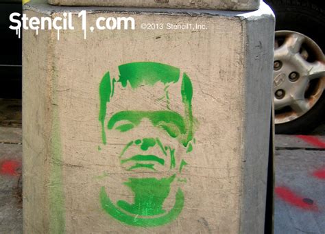 All About Frankenstein Stencil1