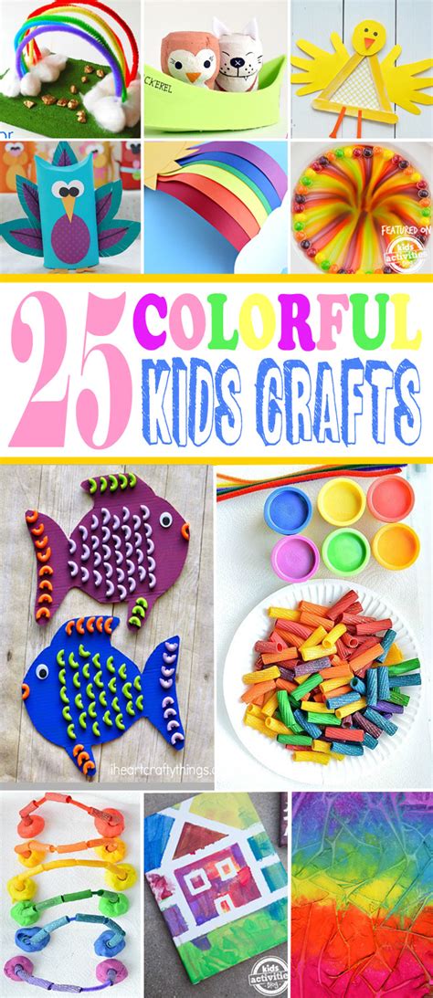 25 Colorful Kids Craft Ideas