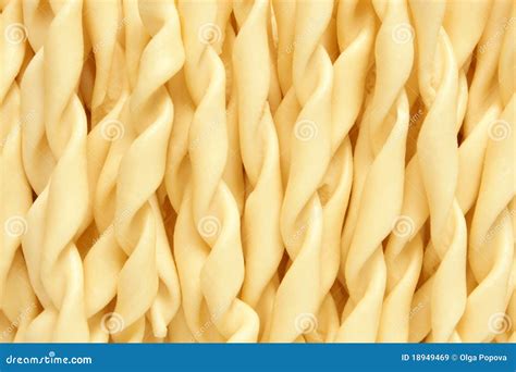 Close Up Of Italian Pasta Spiral Shaped Royalty Free Stock Images